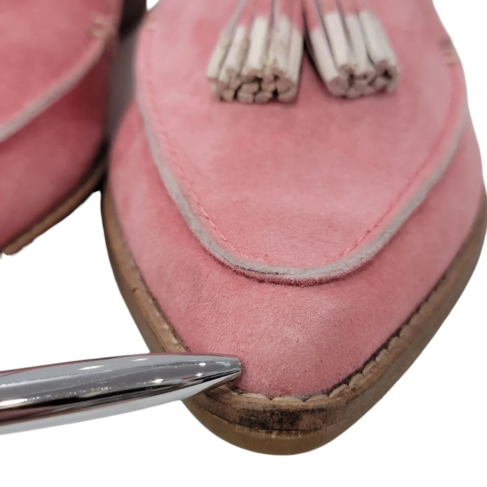 Sperry Top-Sider Saybrook Painted Tassel Loafers Slip-On Shoe Pink Womens 7.5 - Picture 15 of 17